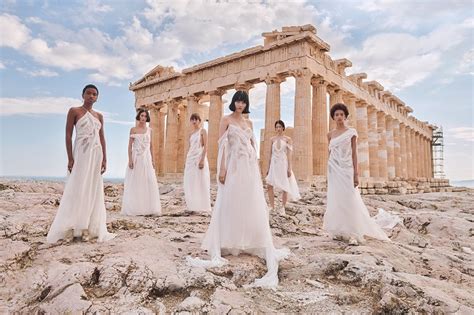 The Dior Cruise 2022 collection at the Acropolis 